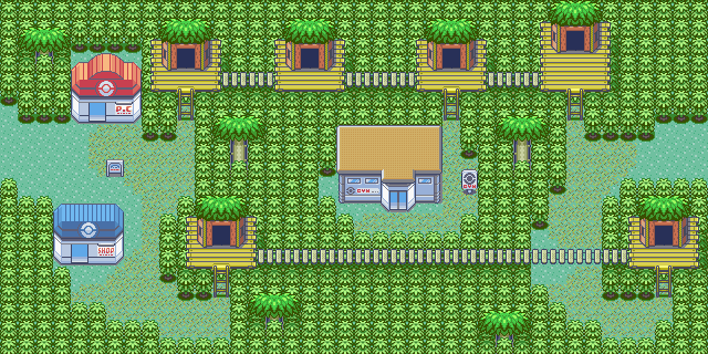 Fortree City map | Pokémon Hoenn