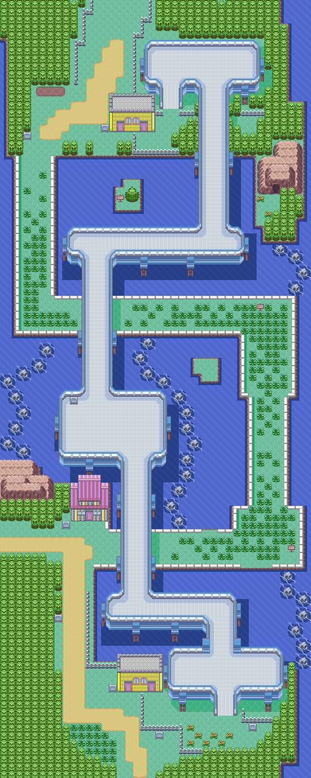 Route 110 map | Pokémon Hoenn