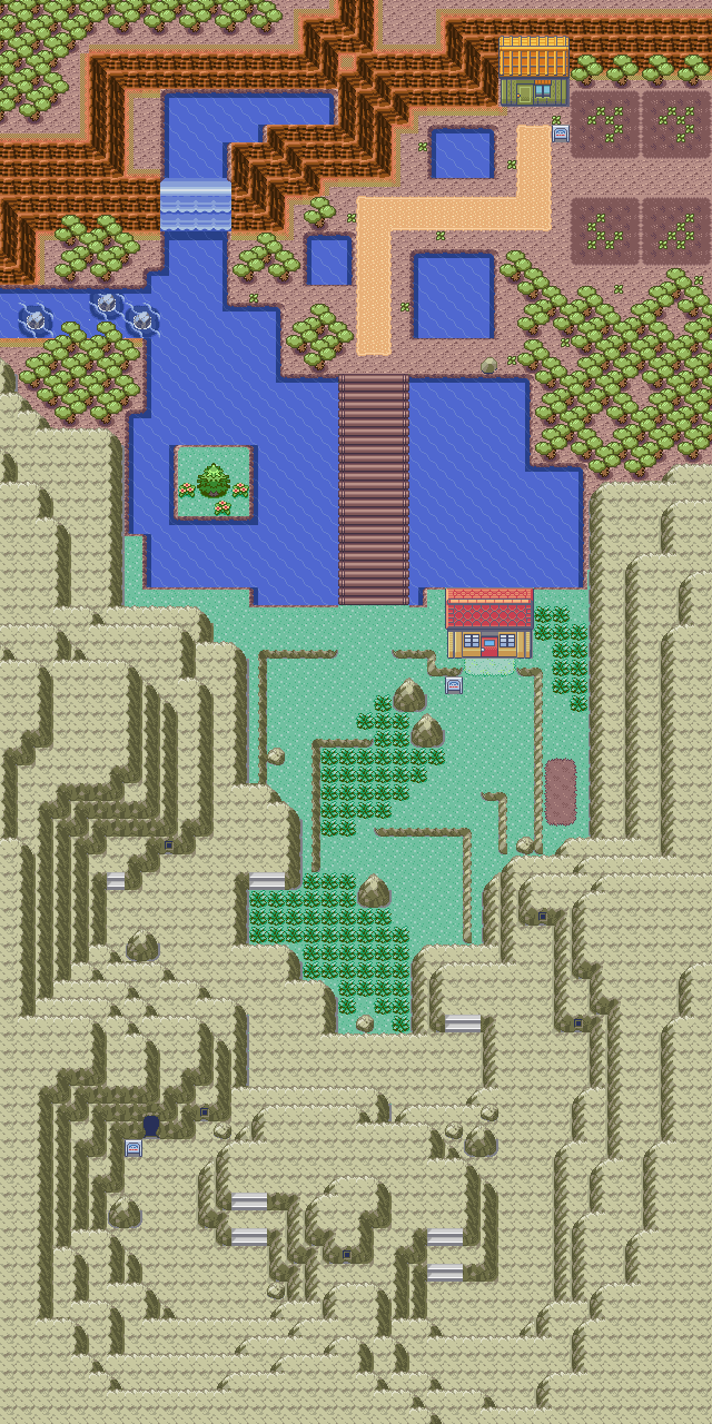 Route 114 map | Pokémon Hoenn