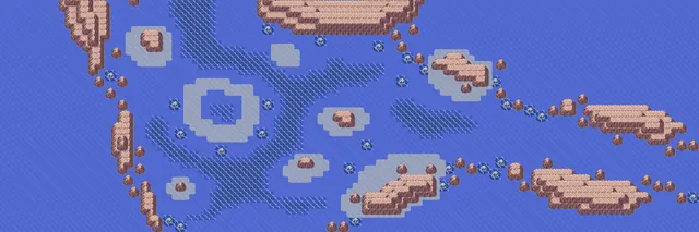 Route 128 map | Pokémon Hoenn