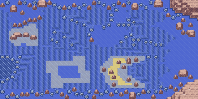 Route 132 map | Pokémon Hoenn