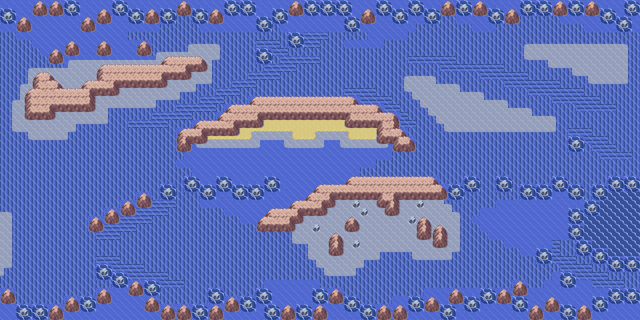 Route 133 map | Pokémon Hoenn