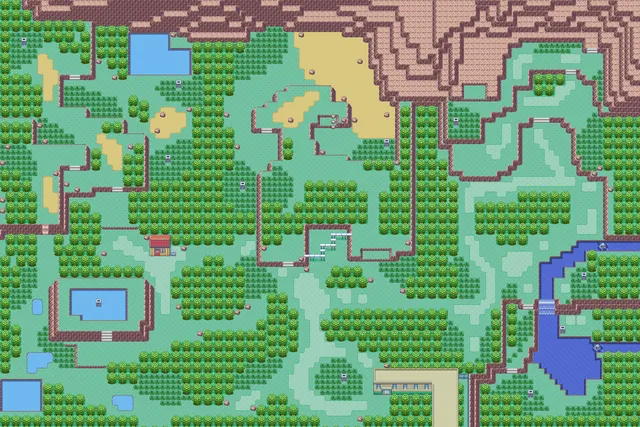 Safari Zone map | Pokémon Hoenn