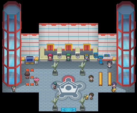 Battle Tower map | Pokémon Sinnoh