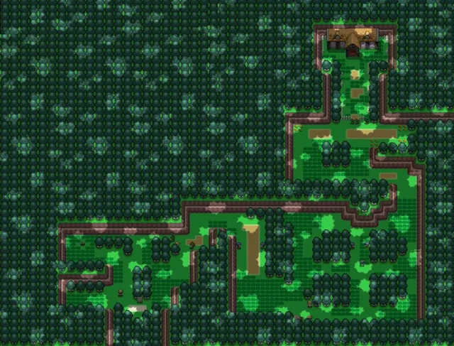 Eterna Forest map | Pokémon Sinnoh