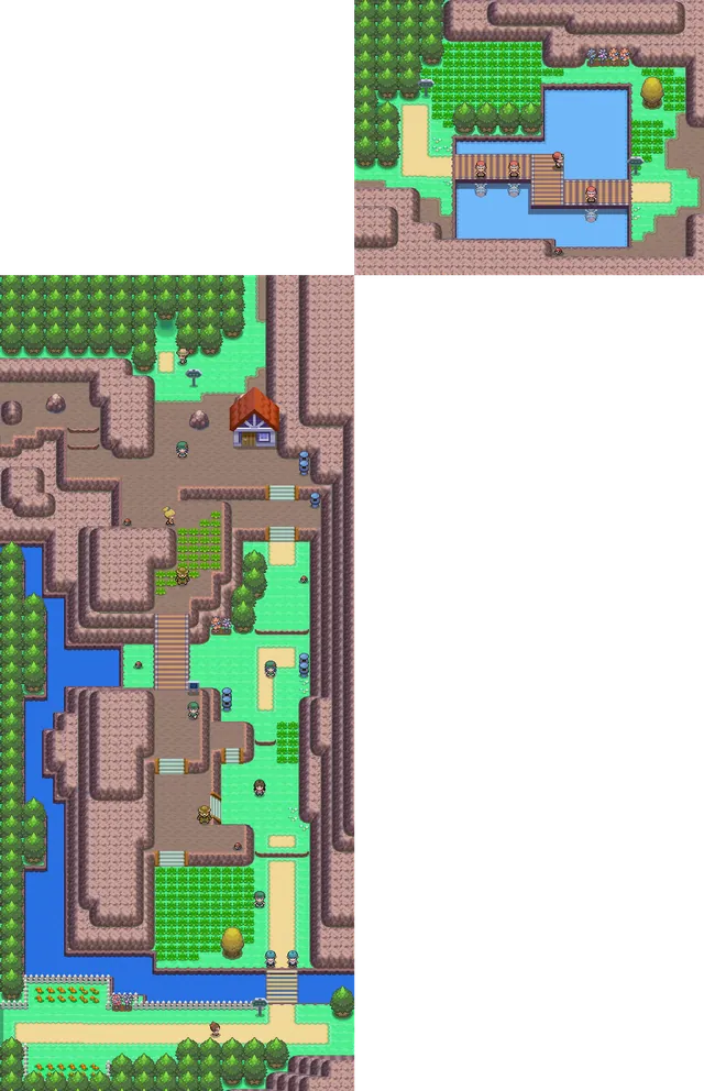 Route 205 map | Pokémon Sinnoh