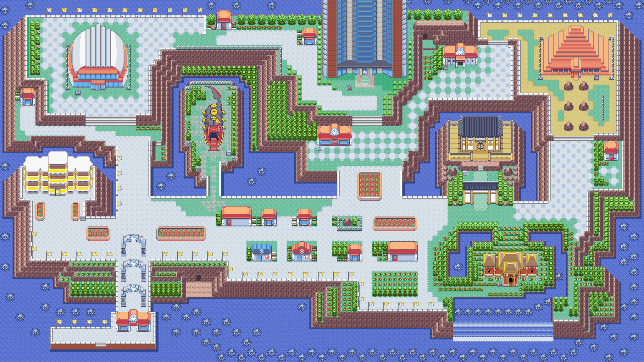 Battle Frontier map | Pokémon Hoenn