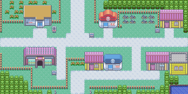 Mauville City map | Pokémon Hoenn