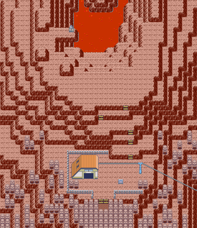 Mt. Chimney map | Pokémon Hoenn