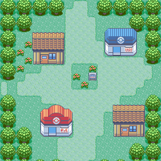 Oldale Town map | Pokémon Hoenn