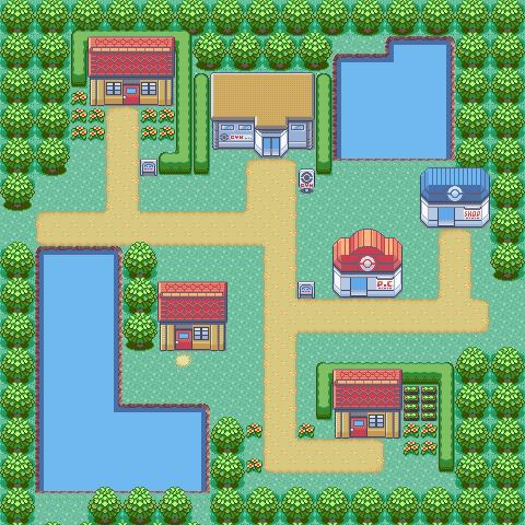 Petalburg City map | Pokémon Hoenn