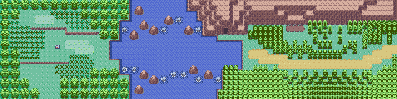 Route 103 map | Pokémon Hoenn