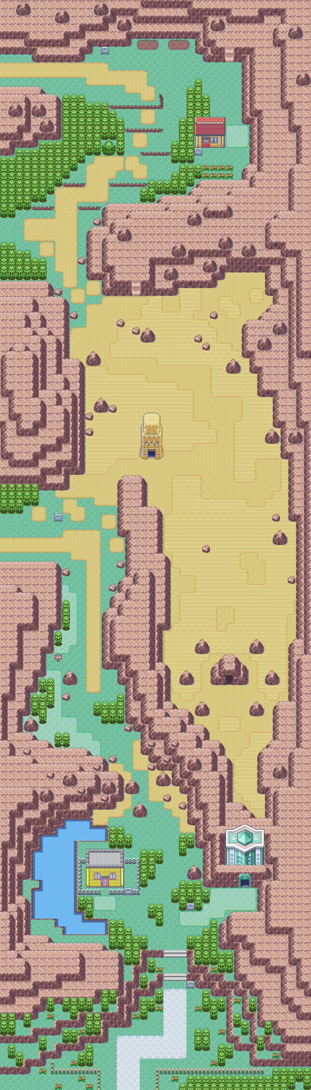 Route 111 map | Pokémon Hoenn