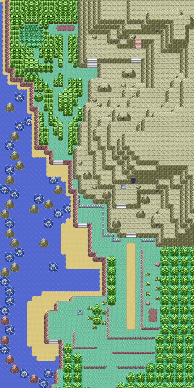 Route 115 map | Pokémon Hoenn
