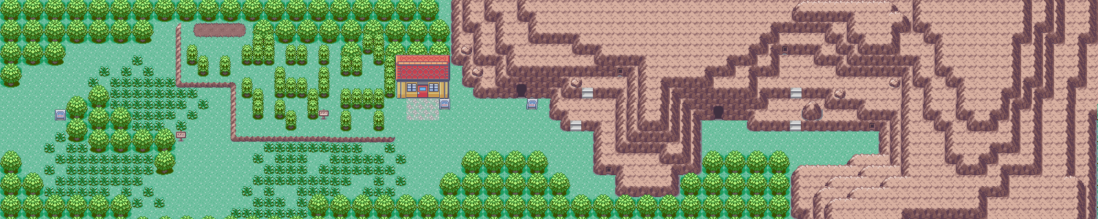 Route 116 map | Pokémon Hoenn