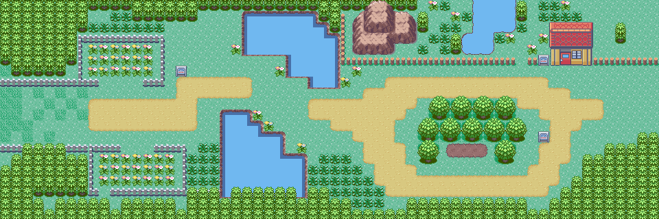 Route 117 map | Pokémon Hoenn