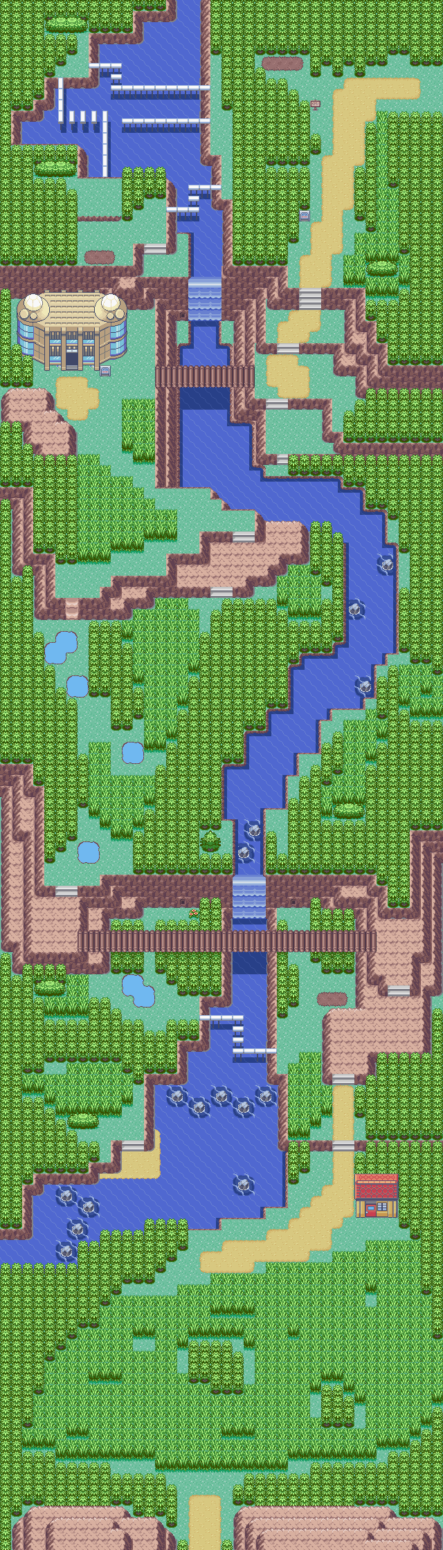 Route 119 map | Pokémon Hoenn