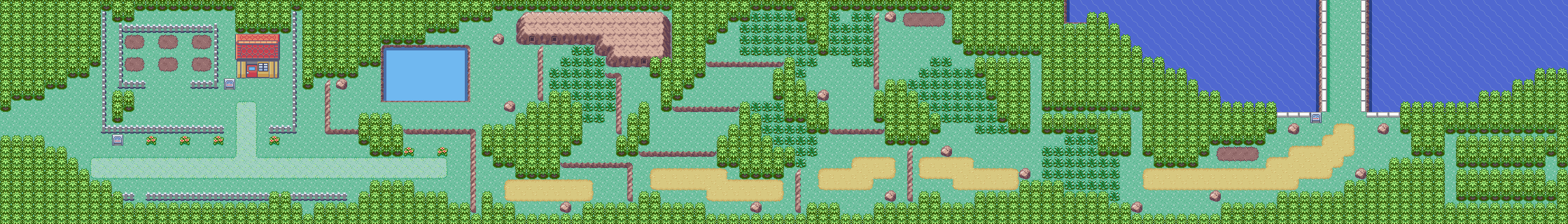Route 123 map | Pokémon Hoenn