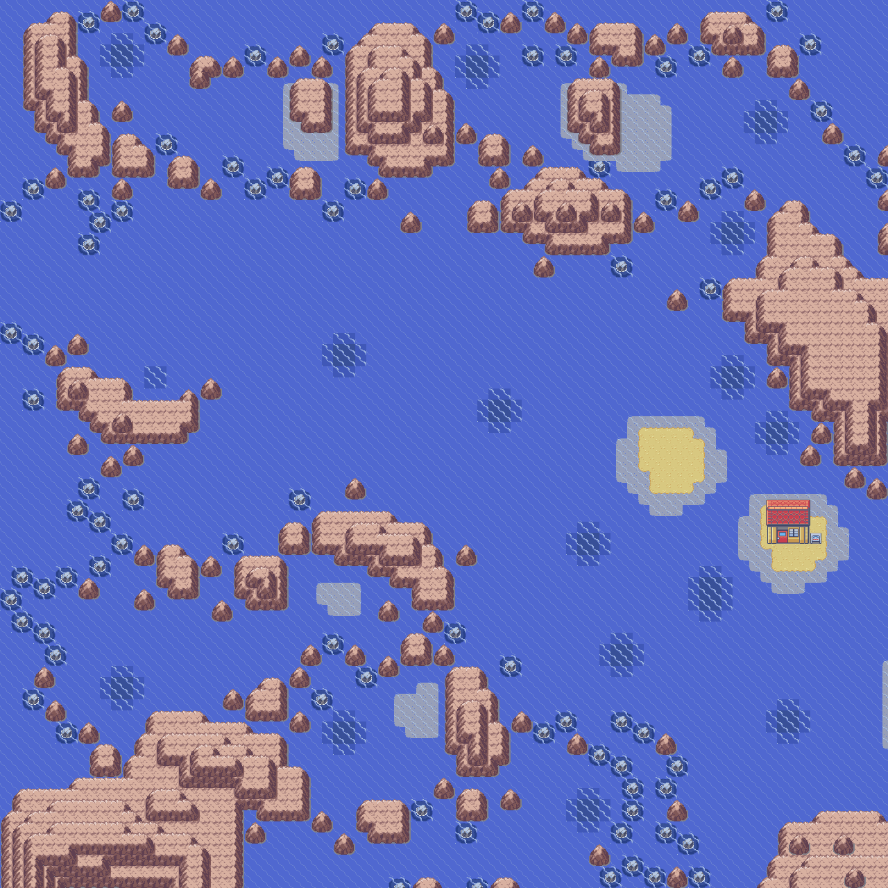 Route 124 map | Pokémon Hoenn