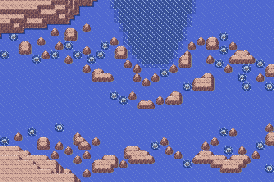 Route 131 map | Pokémon Hoenn