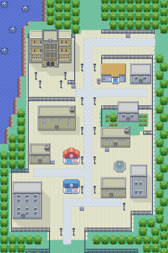 Rustboro City map | Pokémon Hoenn