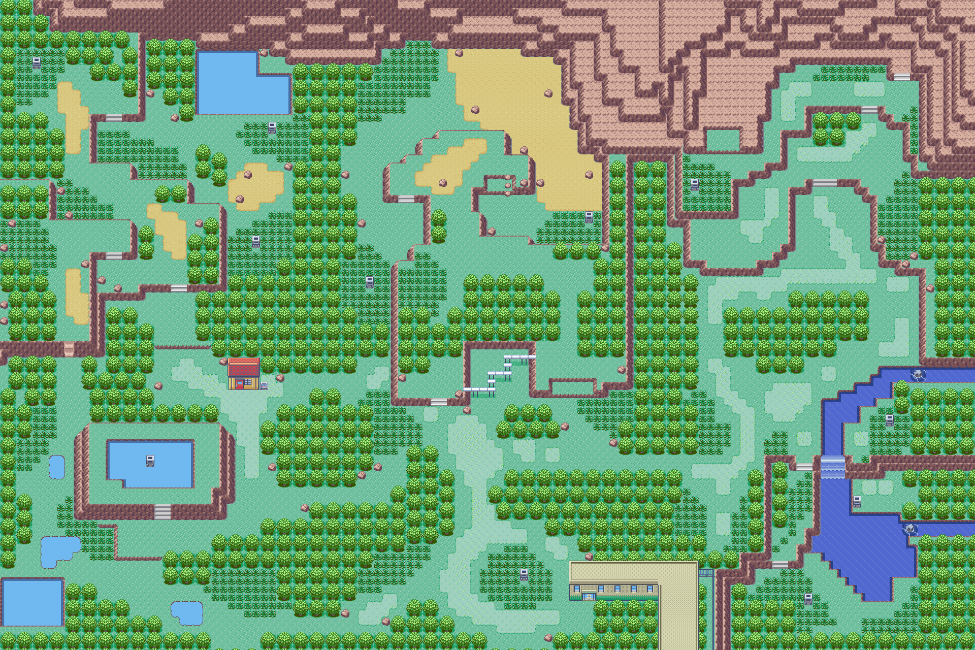 Safari Zone map | Pokémon Hoenn