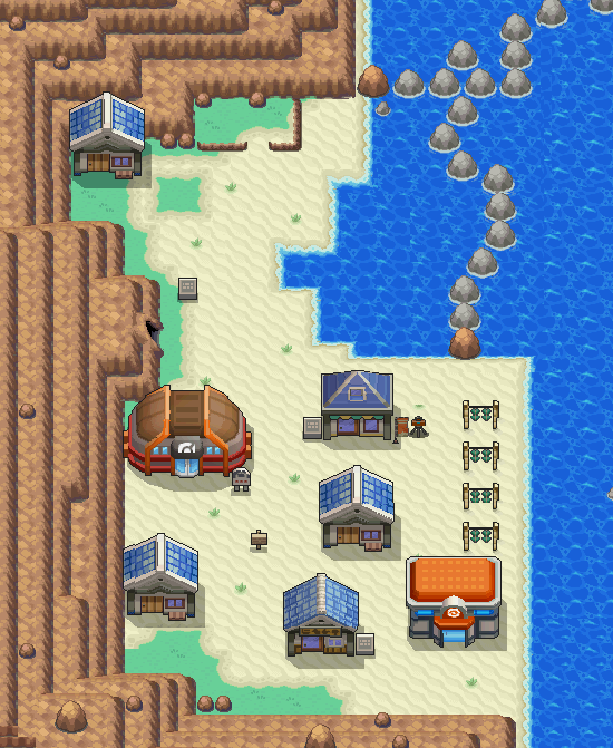 Cianwood City map | Pokémon Johto