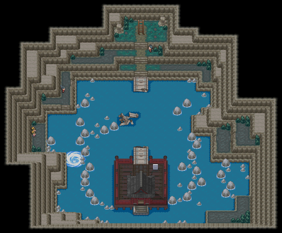 Dragon's Den map | Pokémon Johto