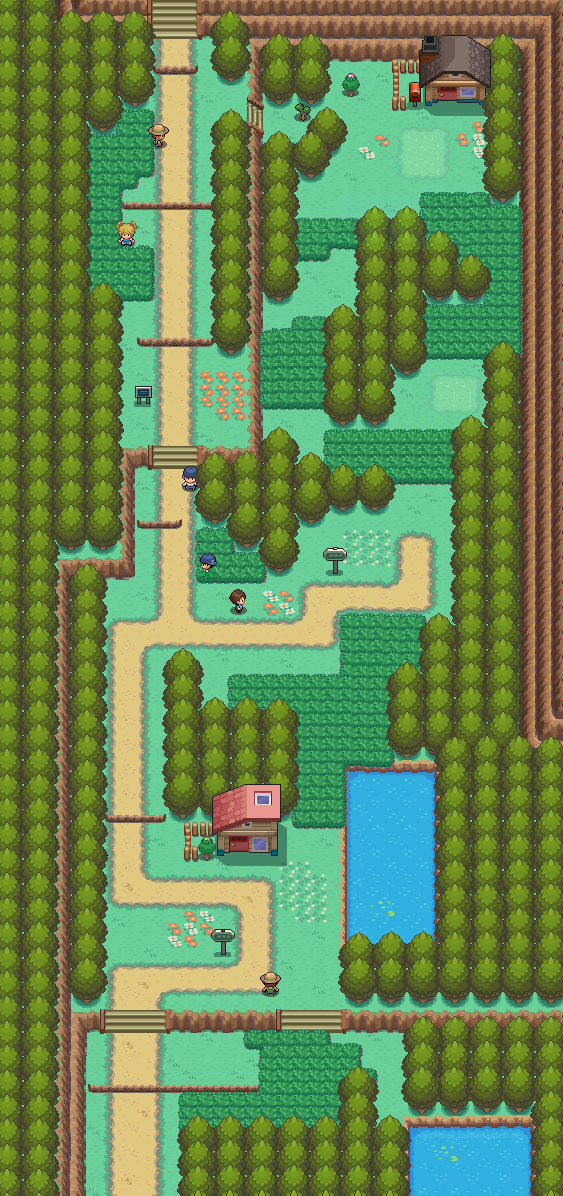 Route 30 map | Pokémon Johto