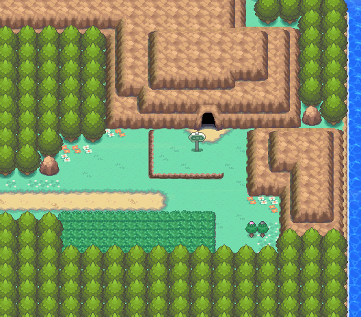 Route 33 map | Pokémon Johto