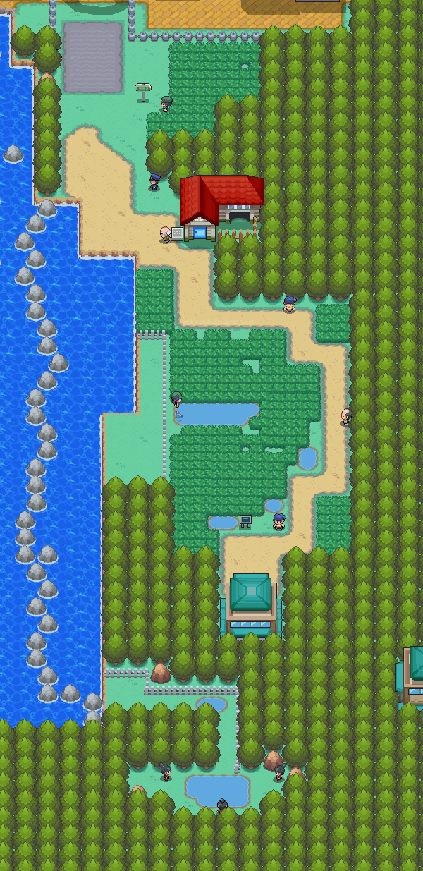Route 34 map | Pokémon Johto