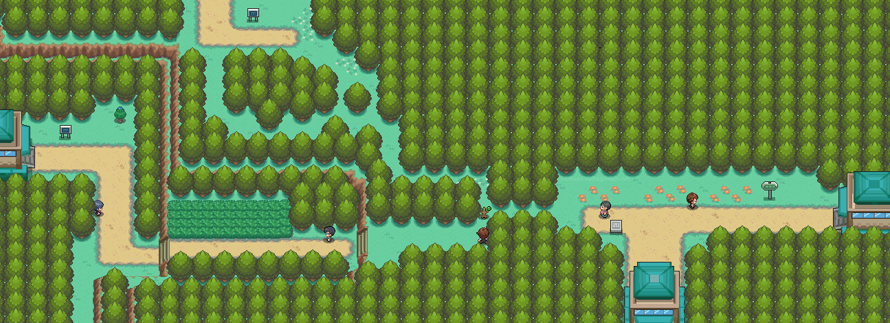 Route 36 map | Pokémon Johto