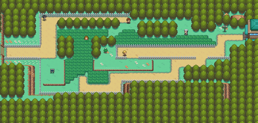 Route 38 map | Pokémon Johto