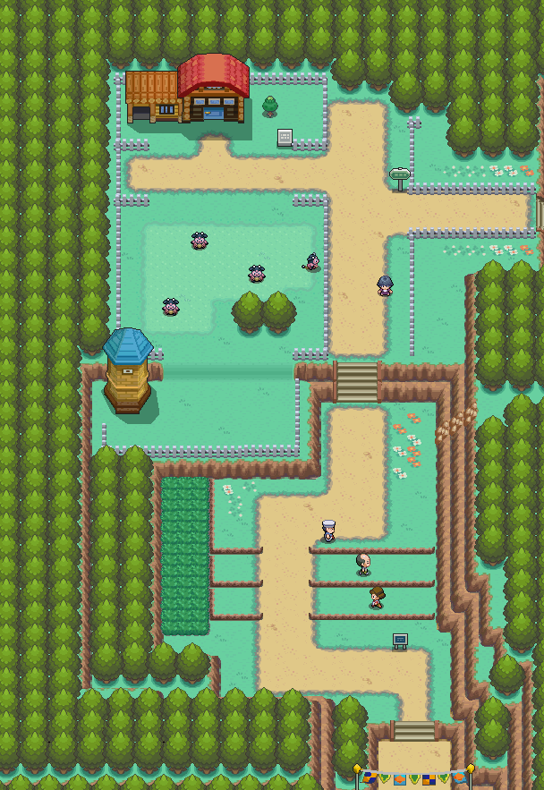 Route 39 map | Pokémon Johto