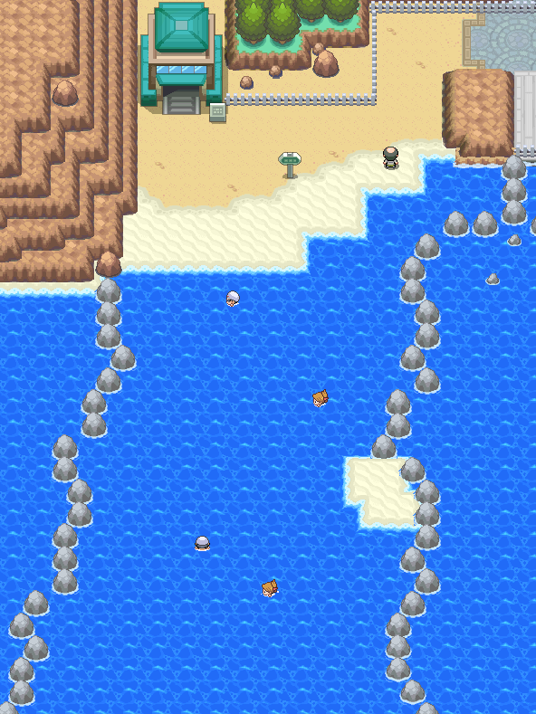 Route 40 map | Pokémon Johto