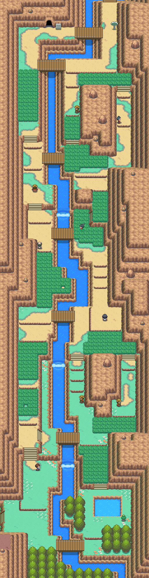 Route 45 map | Pokémon Johto