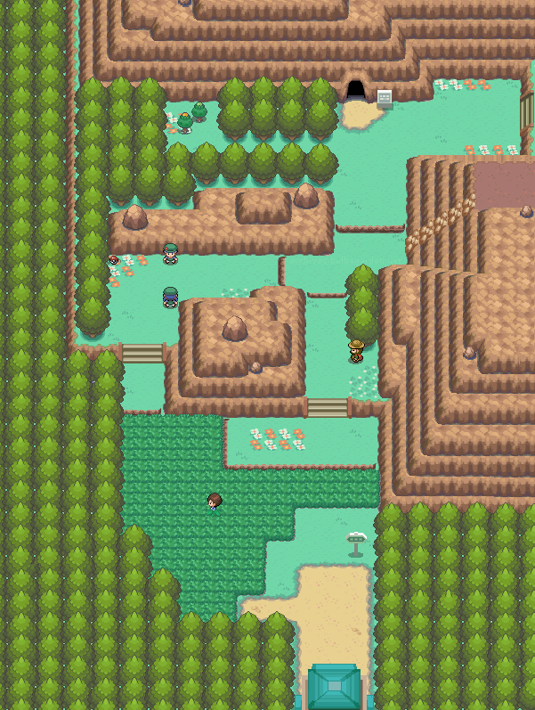 Route 46 map | Pokémon Johto