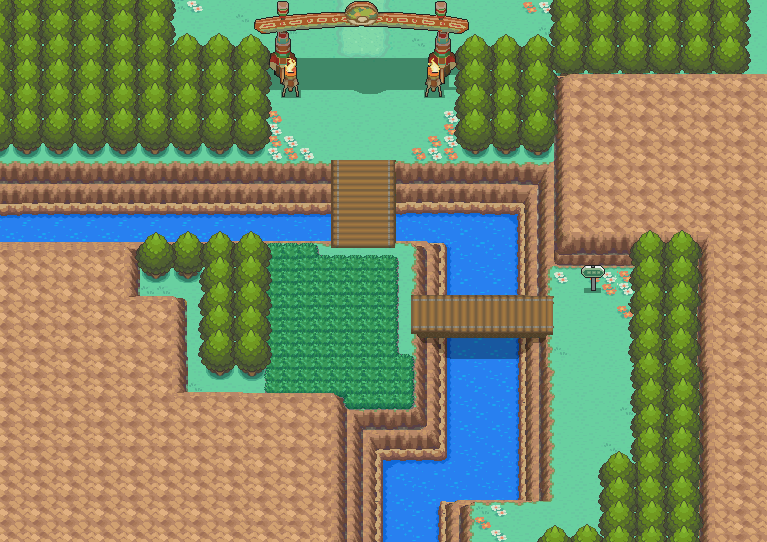 Route 48 map | Pokémon Johto
