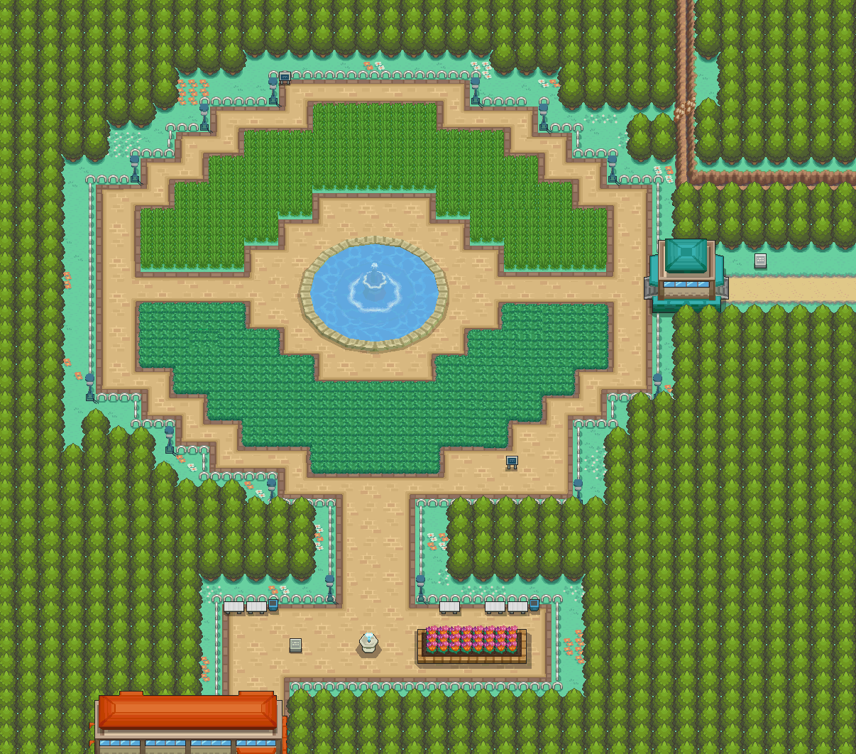 National Park map | Pokémon Johto