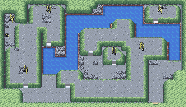 Cerulean Cave map | Pokémon Kanto