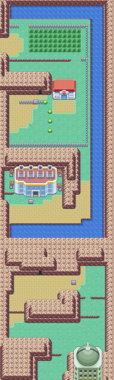 Route 10 map | Pokémon Kanto