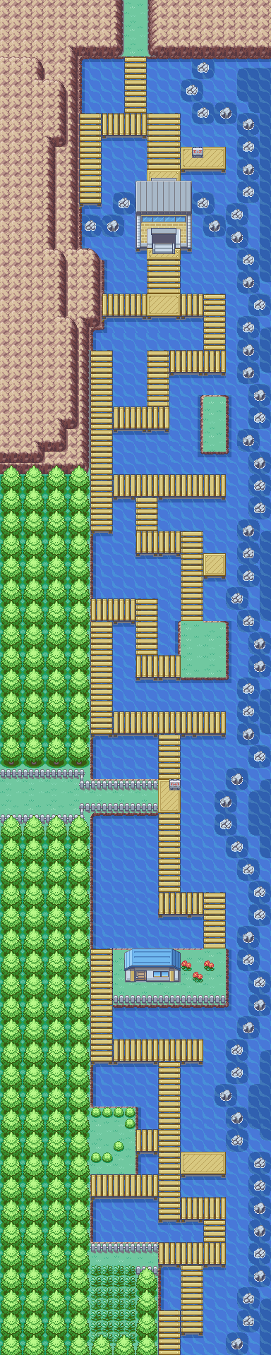 Route 12 map | Pokémon Kanto