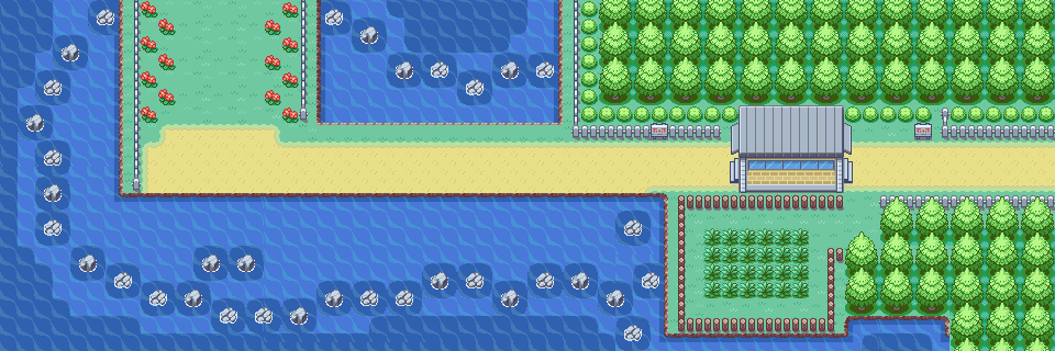 Route 18 map | Pokémon Kanto