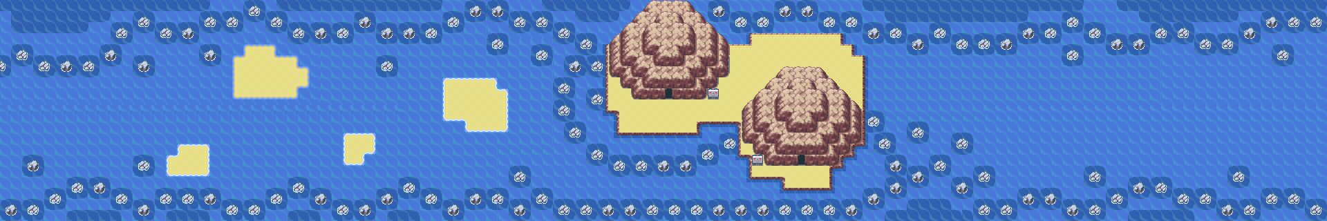 Route 20 map | Pokémon Kanto