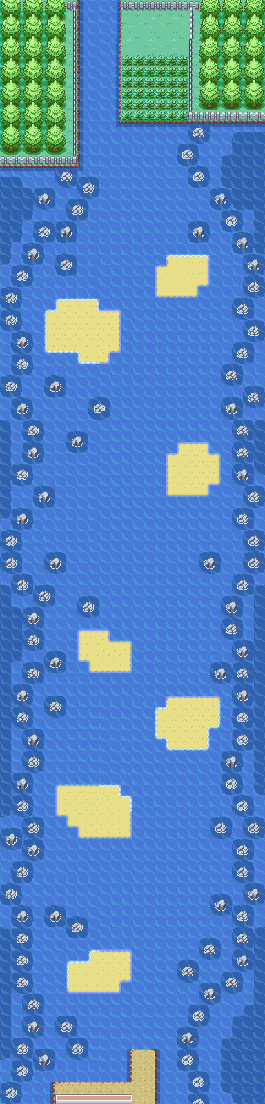 Route 21 map | Pokémon Kanto