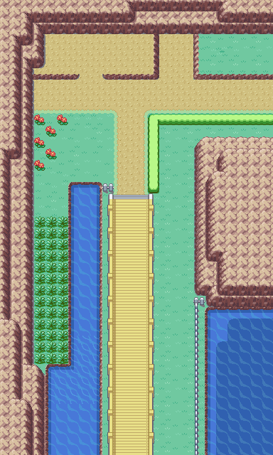 Route 24 map | Pokémon Kanto