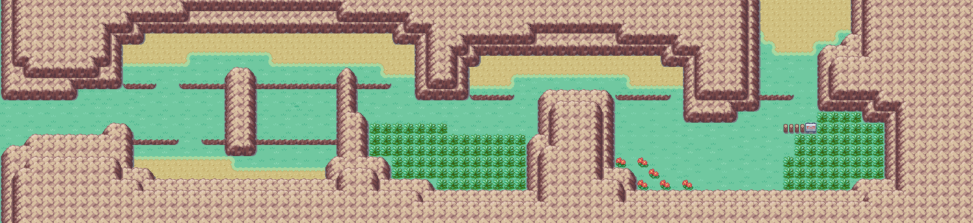 Route 3 map | Pokémon Kanto