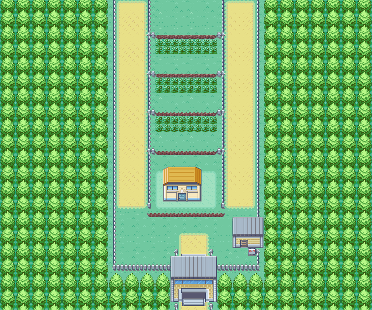 Route 5 map | Pokémon Kanto