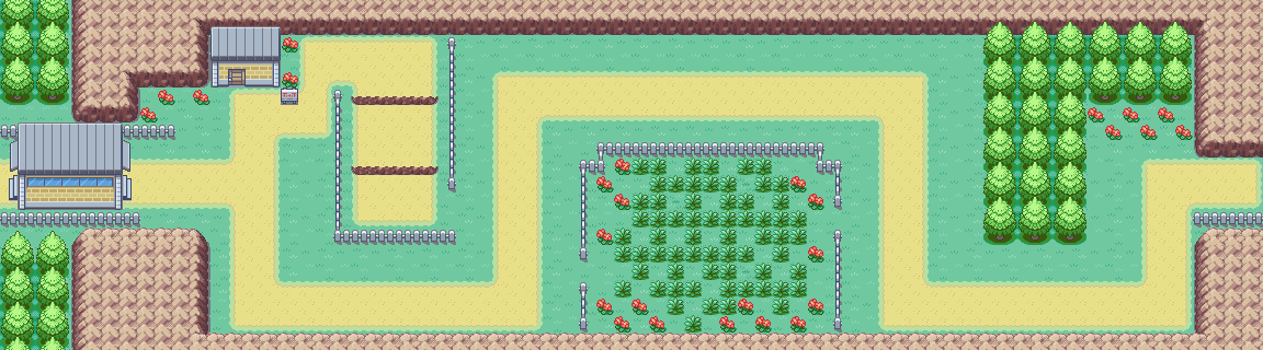 Route 8 map | Pokémon Kanto