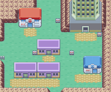 Lavender Town map | Pokémon Kanto
